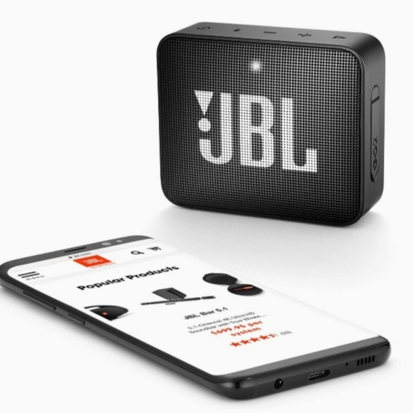 JBL BLUETOOTH SPEAKER Midnight Black portable Go - Picture 2 of 5